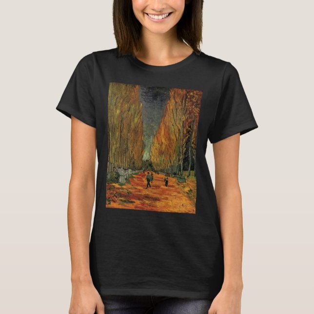 Les Alyscamps (Friedhof) von Vincent van Gogh T-Shirt (Vorderseite)
