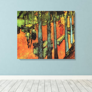 Les Alyscamps, Herbstlaub von Vincent van Gogh Leinwanddruck