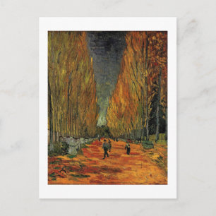 Les Alyscamps von Vincent van Gogh. Herbst, Herbst Postkarte