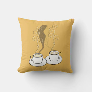 Les Amateurs En Coussin À Vapeur De Café