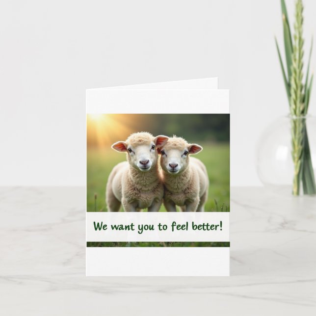 Les amis du mouton obtiennent une carte de bien (Devant)