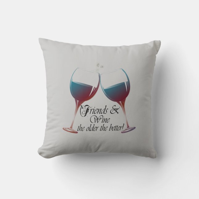 Les amis et Wine plus le coussin meilleur est (Recto)