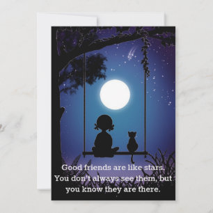 Les amis sont comme la carte Stars