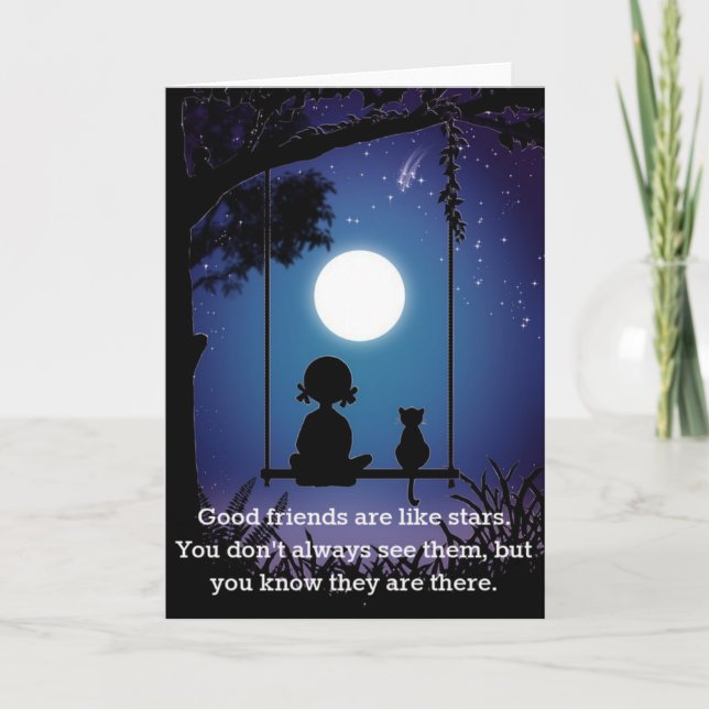 Les amis sont comme la carte Stars (Devant)