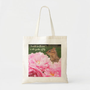 Les amis sont sac fourre - tout à pivoine de
