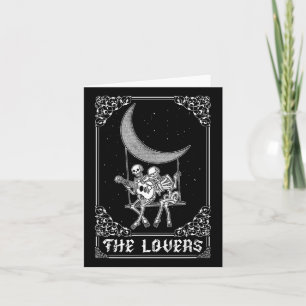 Les amoureux Carte Tarot Vintage Ske Gothique Hall