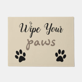 les amoureux de les chiens essuient votre tapis de