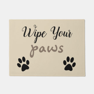 les amoureux de les chiens essuient votre tapis de