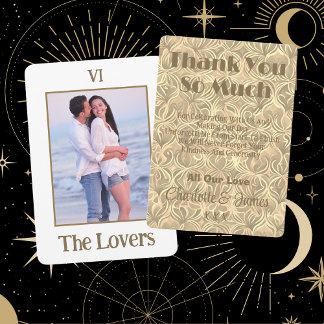 Les amoureux Tarot Happy Couple Photo Carte de rem