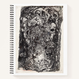 Les Anciens, dessin à l'encre Cahier