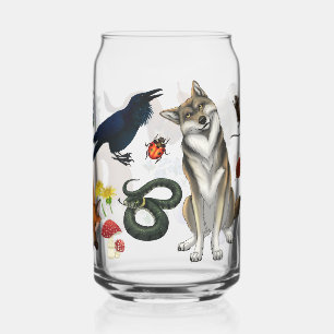 Les animaux de la forêt peuvent être sur verre