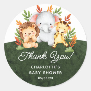 Les Animaux De La Jungle Favorisent Le Sticker Ron