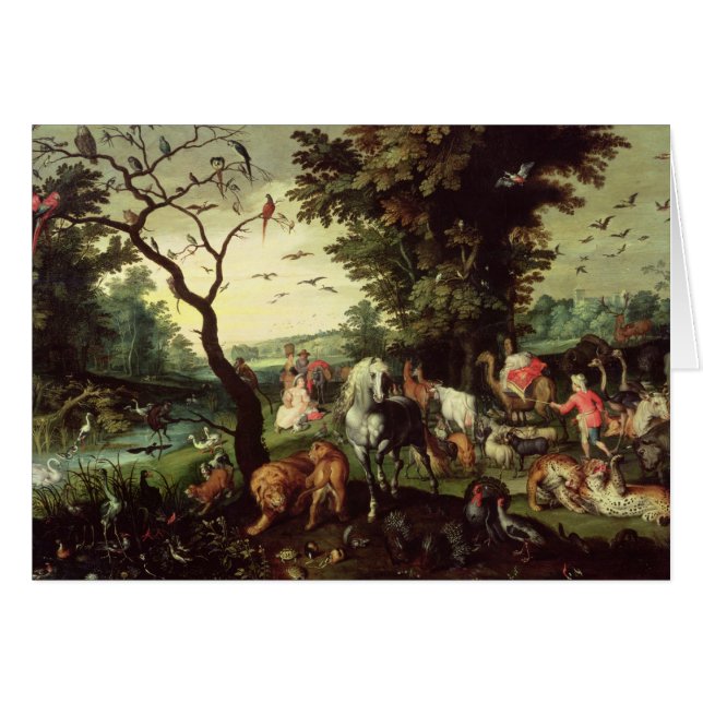 Les animaux entrant dans l'arche de Noé (Devant horizontal)