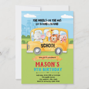 Les animaux roulent sur invitation en bus