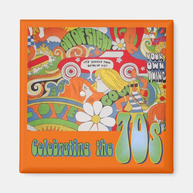 Les années 70 Magnet (Devant)