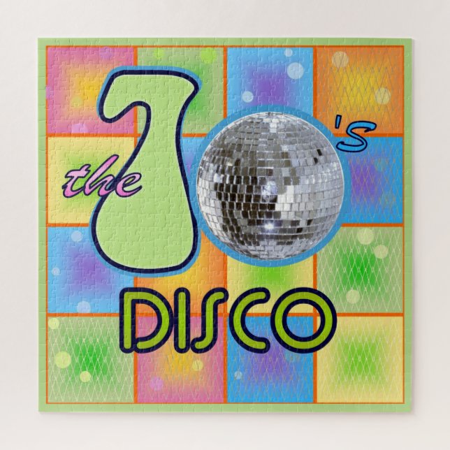 les années 70 Puzzle Disco (Vertical)