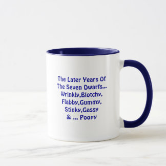 Les années plus défuntes des sept nains - tasse