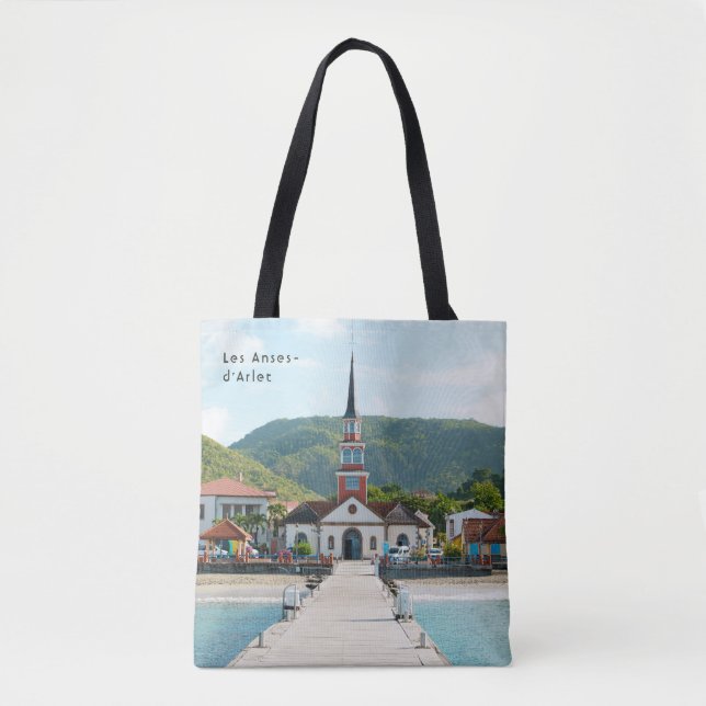 Les Anses-d'Arlet Martinique Scenic Coastal Tasche (Vorderseite)