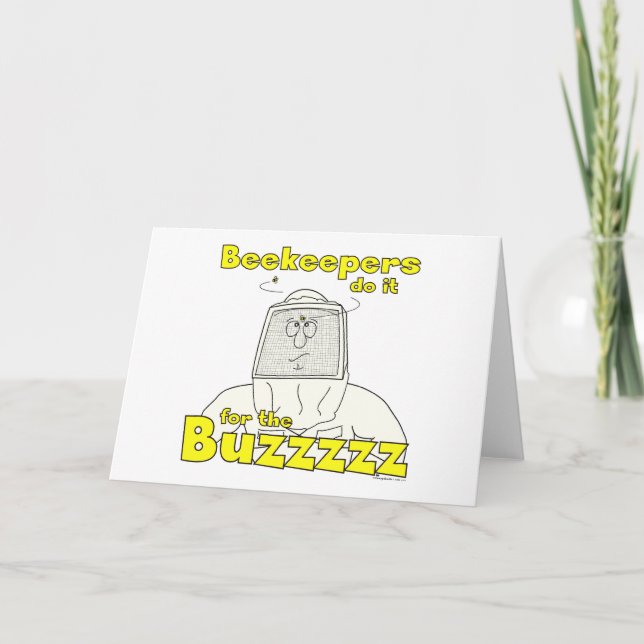 Les apiculteurs le font pour le Buzzz - Cartes (Devant)
