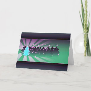 Les arbres de Noël Les nuances de la carte verte d