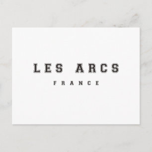 Les Arcs France Postkarte