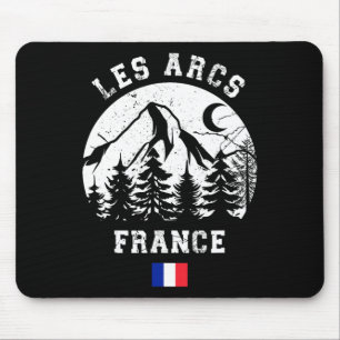 Les Arcs Frankreich Alpen Skigebiet Alpen Mousepad