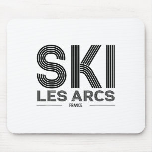 Les Arcs Ski Resort Frankreich Alpen Französischer Mousepad