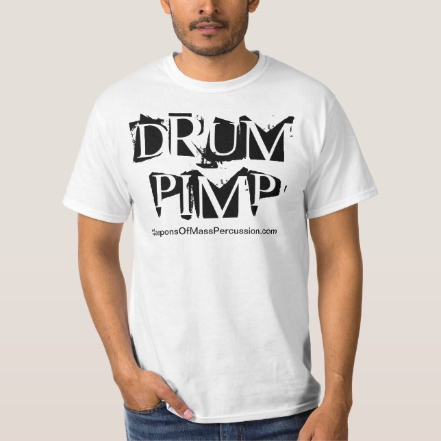 Les armes du T-shirt de masse "battent du tambour (Devant)