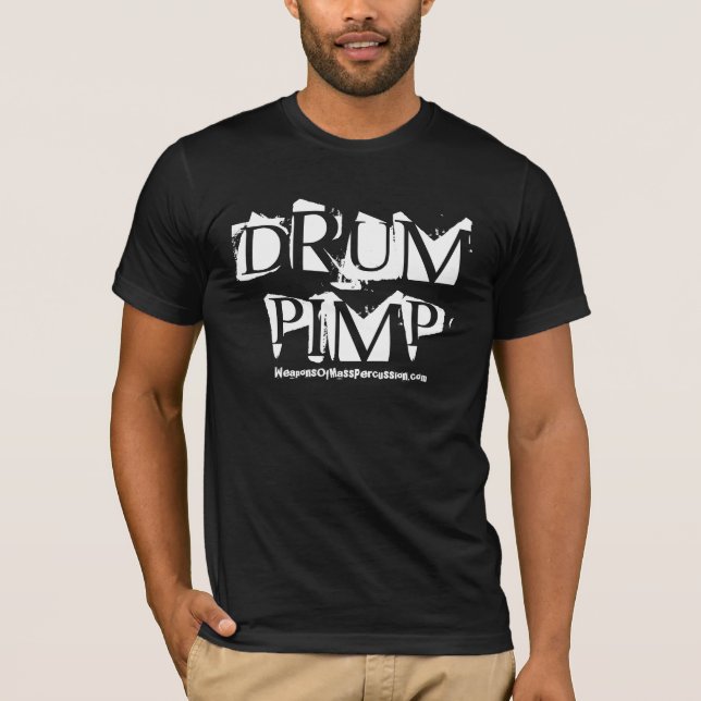 Les armes du T-shirt de masse "battent du tambour (Devant)