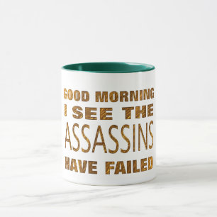 Les Assassins Amusants Ont Échoué Mug Mème Cadeau 