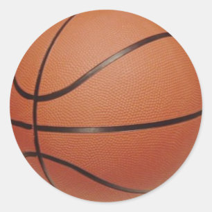 Les autocollants de basket-ball, à la main