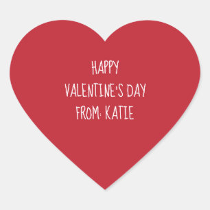 Les autocollants de la Saint Valentin pour les val