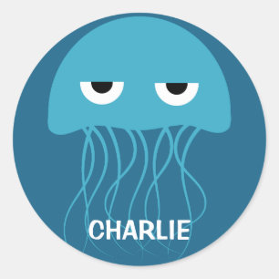 Les autocollants de nom personnalisés de la Jelly