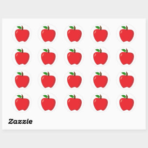 Les autocollants de pomme