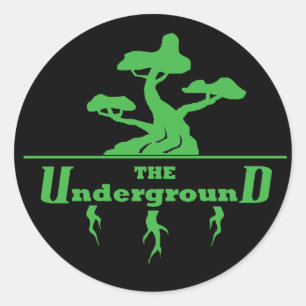 Les autocollants du logo Underground Vaping Shop