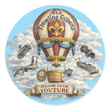 Les autocollants The Traveling Gilberts