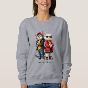 Les Aventures de Tom & Luna – Sweatshirt Cool Cats