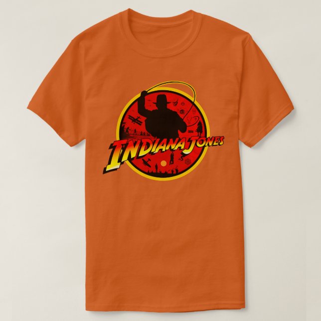 Les aventures d'Indiana Jones TShirt (Design devant)