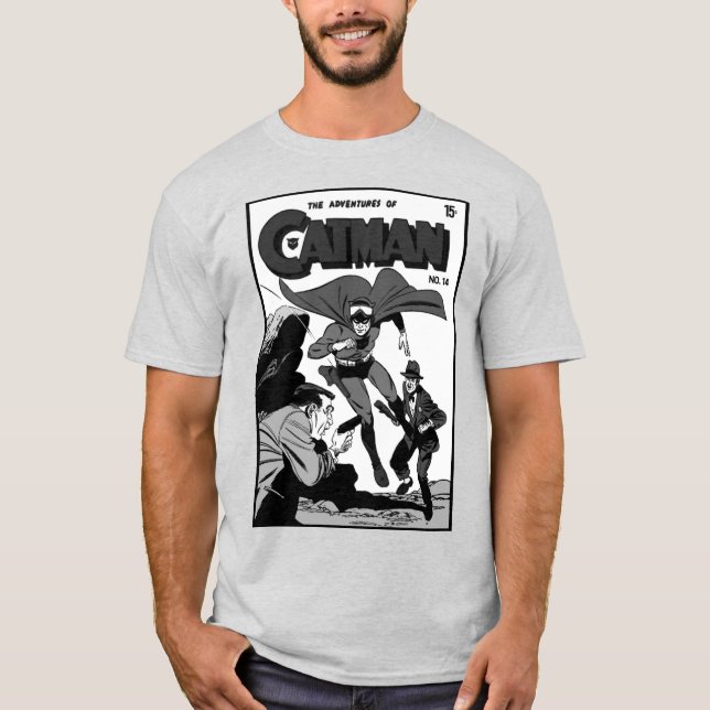 Les aventures du T-shirt CATMAN dans les années 19 (Devant)