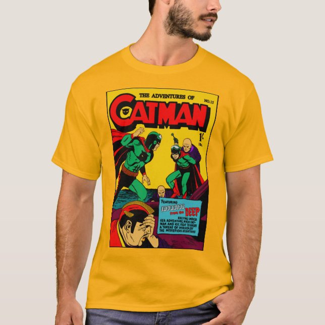Les aventures du T-shirt Homme-chat (Devant)
