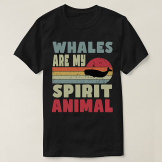 Les baleines sont mon esprit Animal T-Shirt