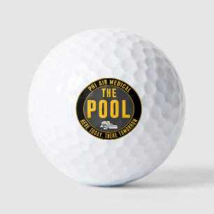 Les balles de golf de la piscine