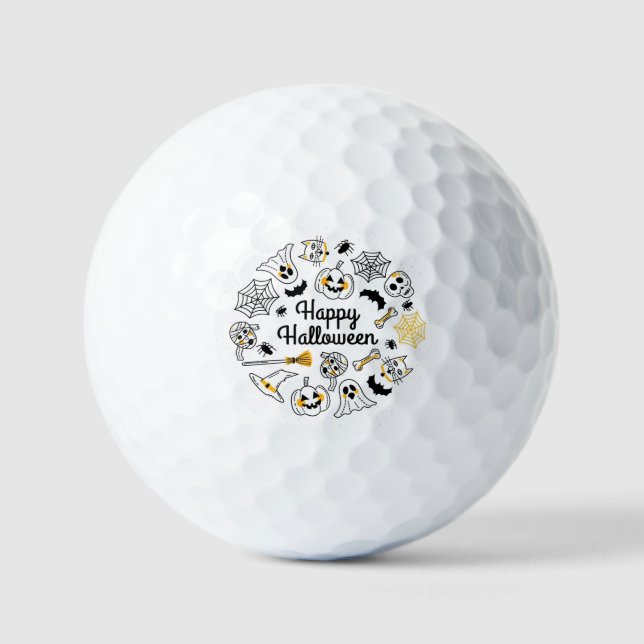 Les balles de golf d'Halloween (Recto)
