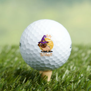 Les balles de golf Halloween Puggy