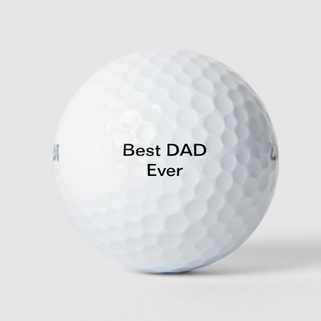 Les balles de golf meilleur papa jamais (Devant)