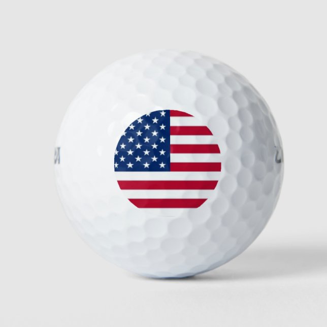 Les balles de golf patriotiques (Devant)