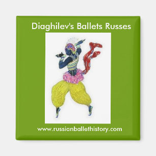 Les Ballets de Diaghilev Russes Magnet
