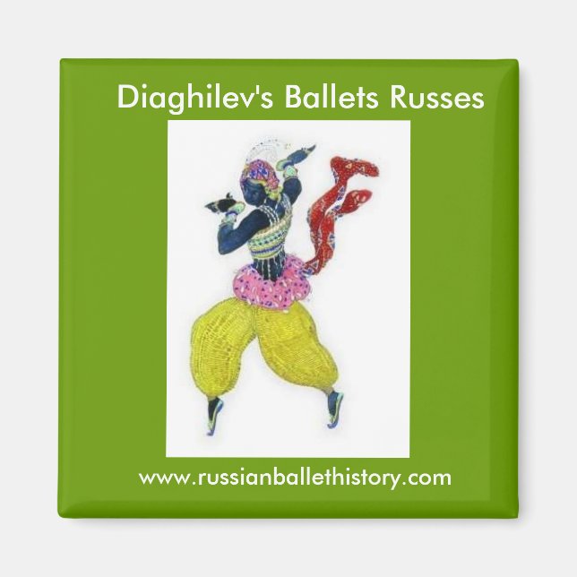 Les Ballets de Diaghilev Russes Magnet (Devant)