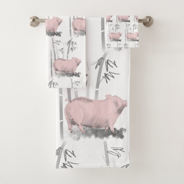 Les bambous originaux de porc choisissent des (En situation)
