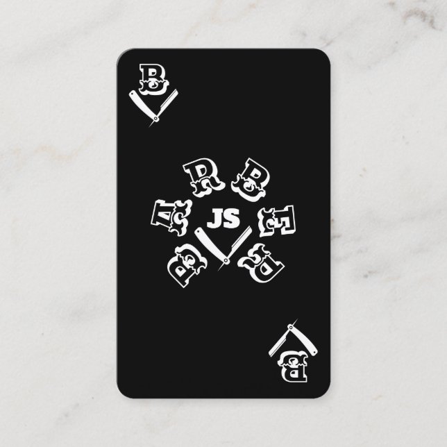 Les barbiers de carte d'eau style opposé (Devant)